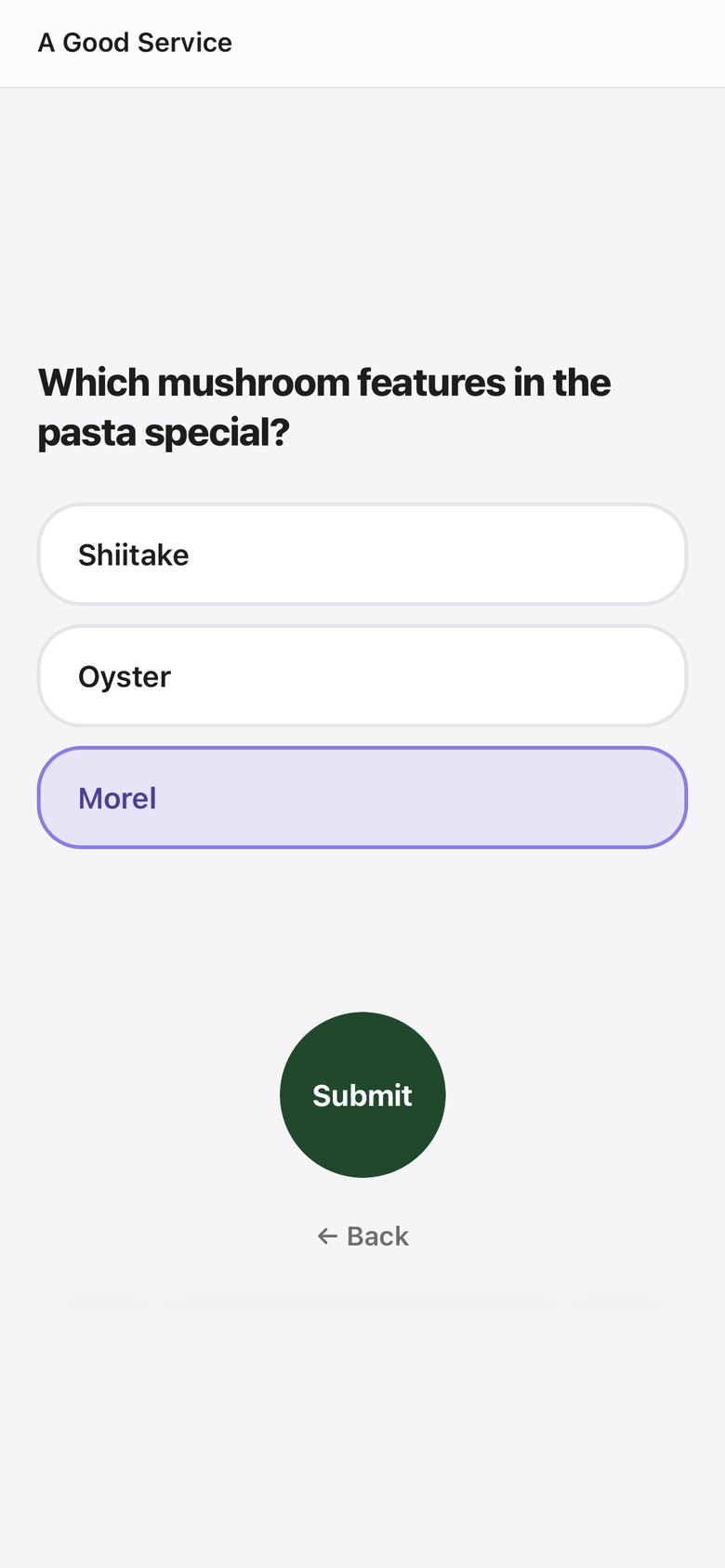 A quick question